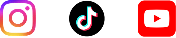 Instagram, TikTok e YouTube